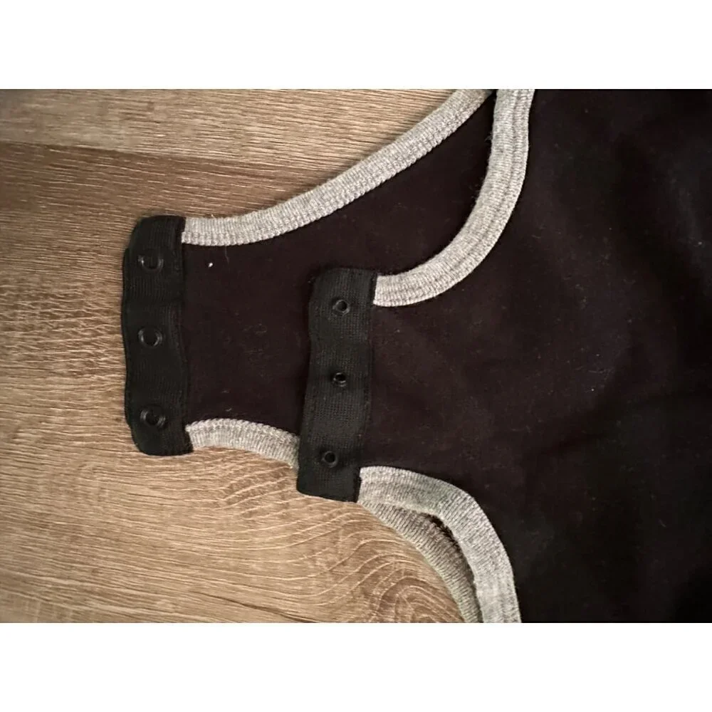 Nike Logo Black One Piece Size 0-6 months